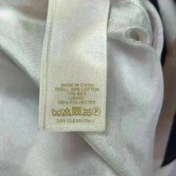 Kate Spade New York Black and Cream Midi Cotton/Silk Zippered Back Womens Size 8 - Picture 8 of 16